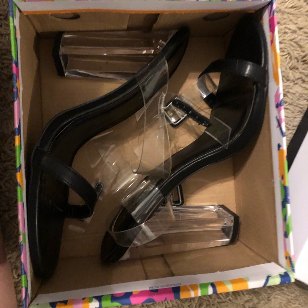 Shoe republic LA black dyson style heels